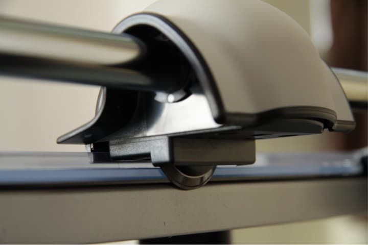 Cizalla rotativa profesional DASA Serie D, detalle del cabezal de corte