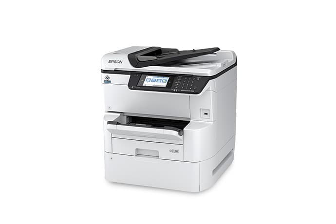 Epson WorkForce Pro WF-C878R vista en ángulo izquierdo