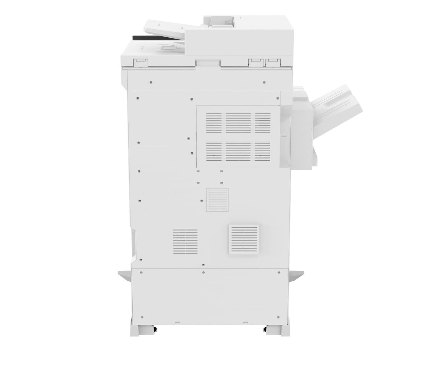 HP LaserJet Managed MFP E731dn vista trasera