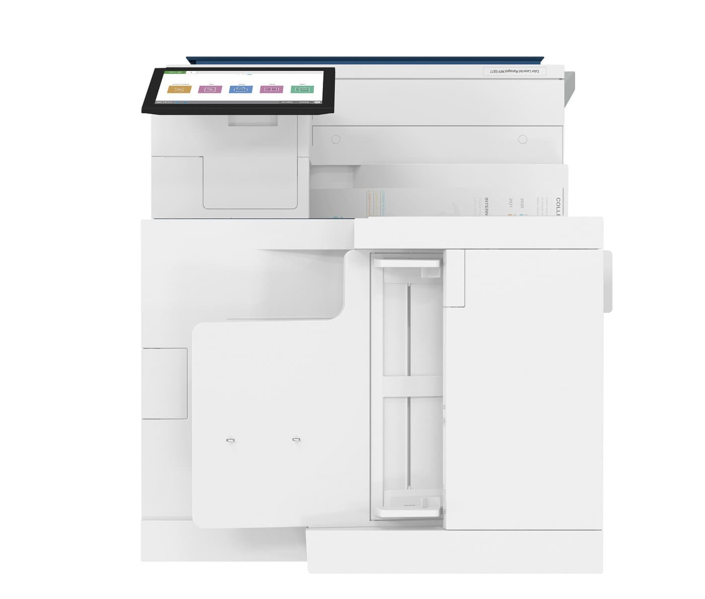 HP Color LaserJet Managed MFP E877dn vista superior