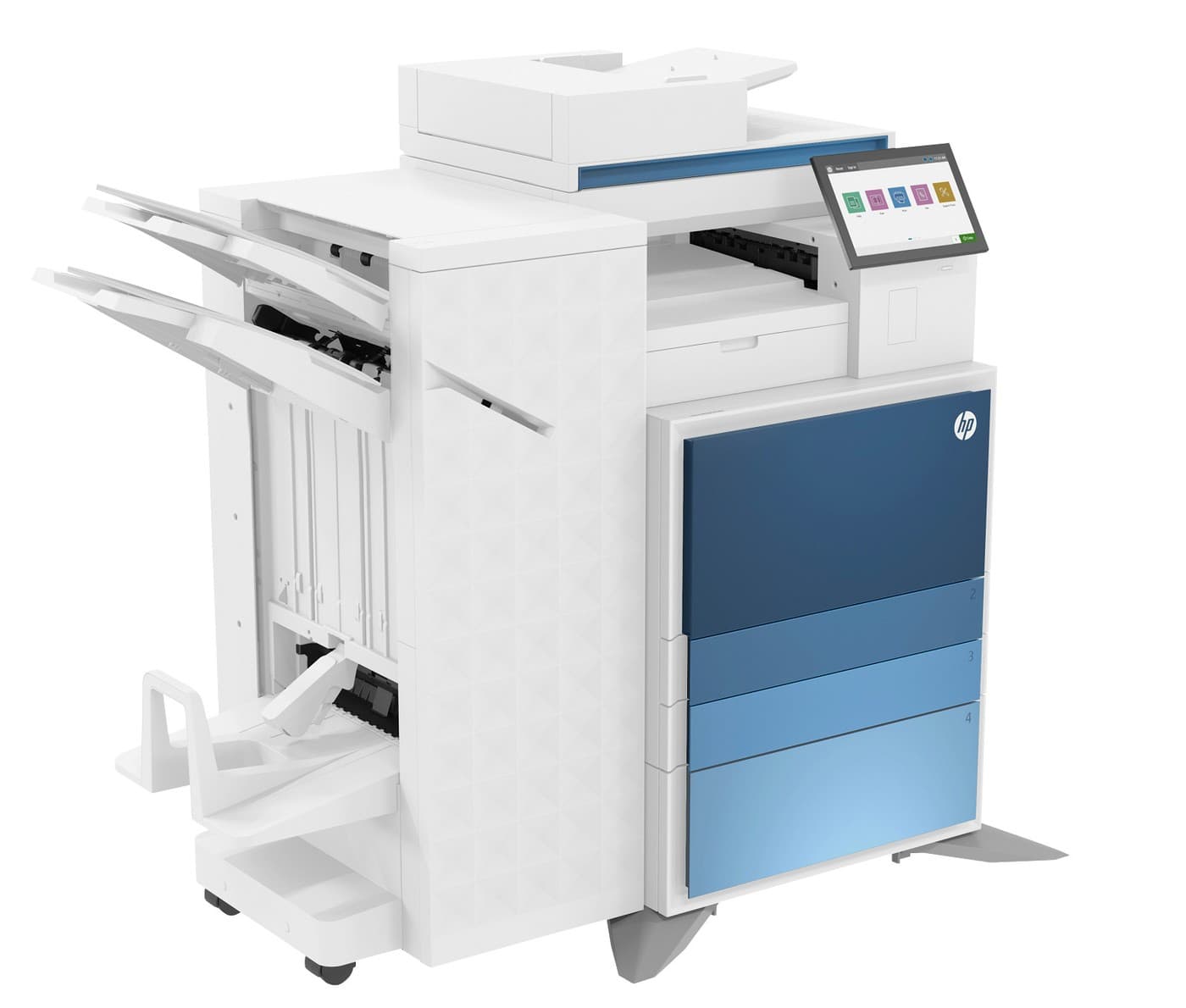 HP LaserJet Managed MFP E826dn con finalizador de folletos opcional