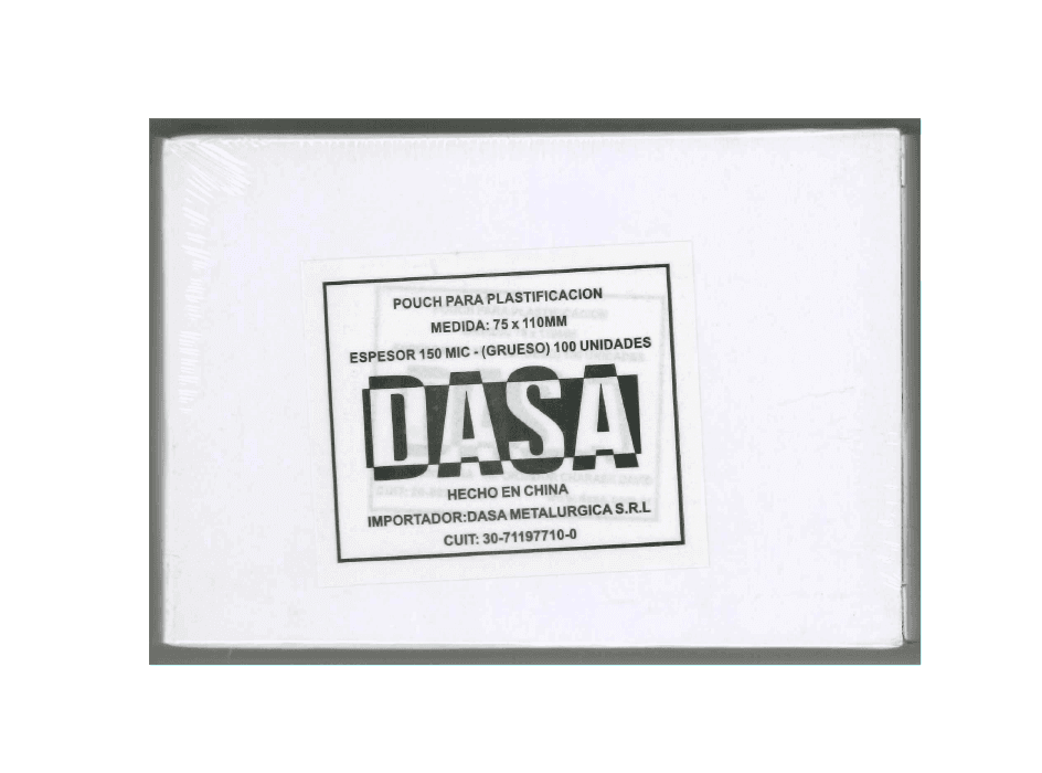 Pouch para plastificar 76x110mm