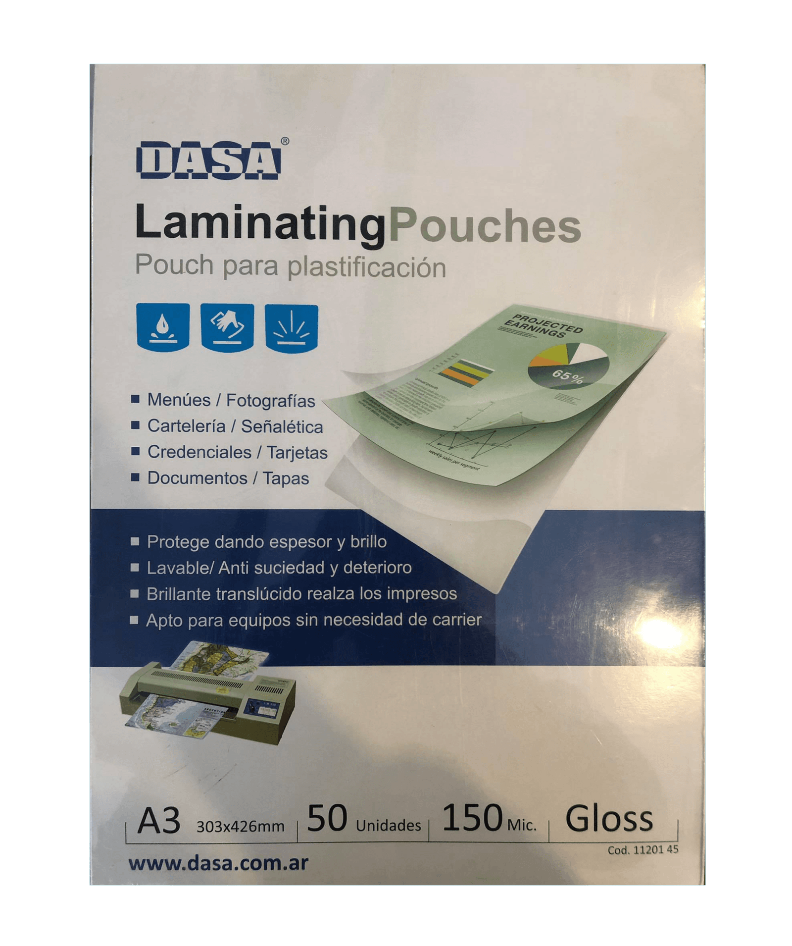 Pouch para Plastificar A3 - Tamaño 303 x 426mm