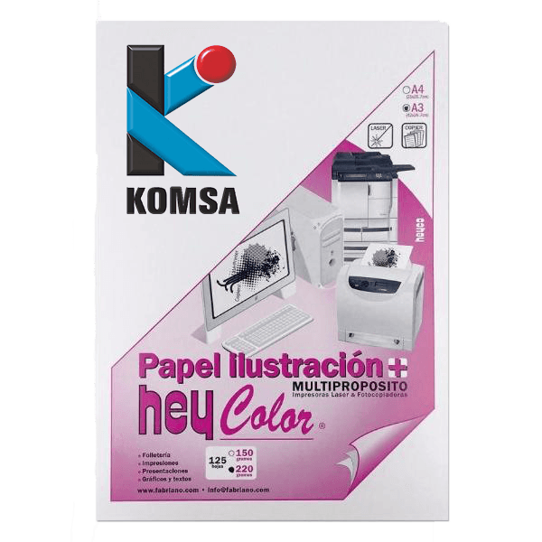 Resma Láser Ilustracion A3 220gr