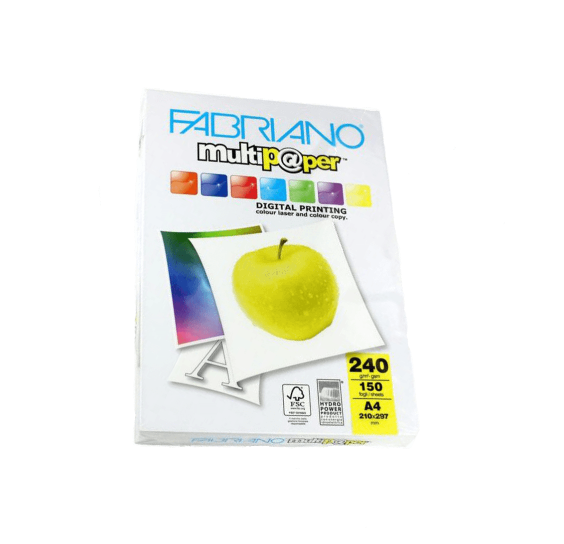 Resma Papel Láser A4 240grs - Fabriano