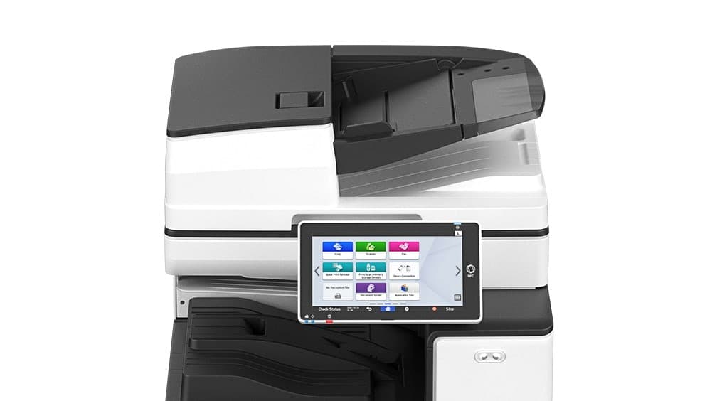 Ricoh IM C3000 detalle del Smart Operation Panel
