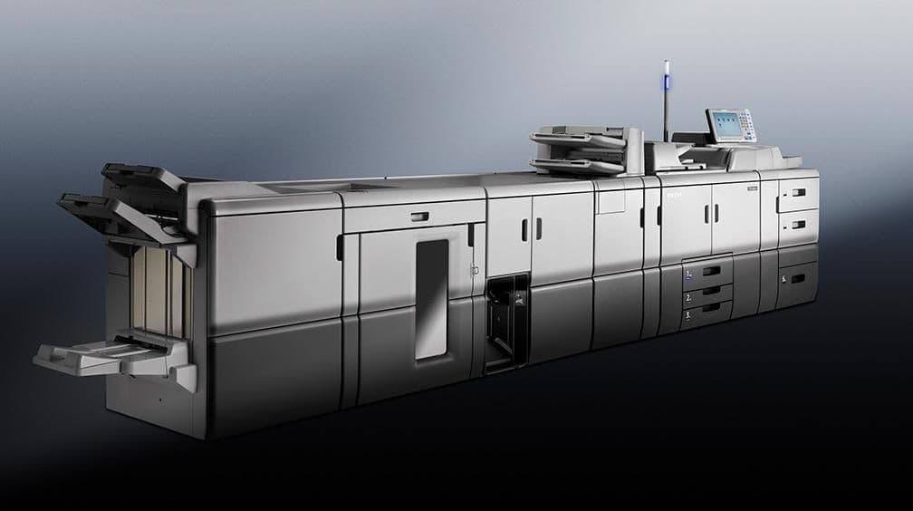 Ricoh Pro 8200s configuración con finalizadores