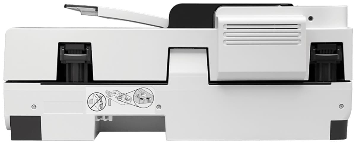 Escáner HP ScanJet Enterprise Flow 7500 vista trasera