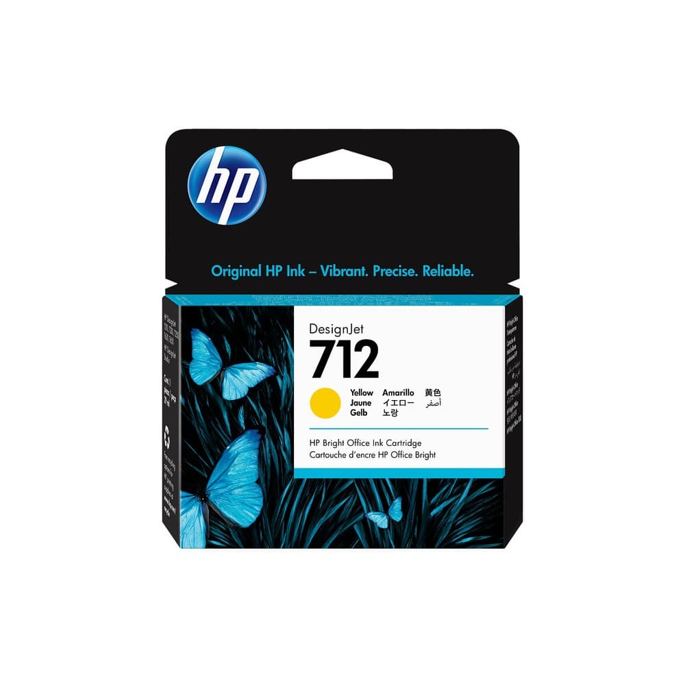 Tinta HP712 - T250/T650 Cartridge 29ml - Yellow