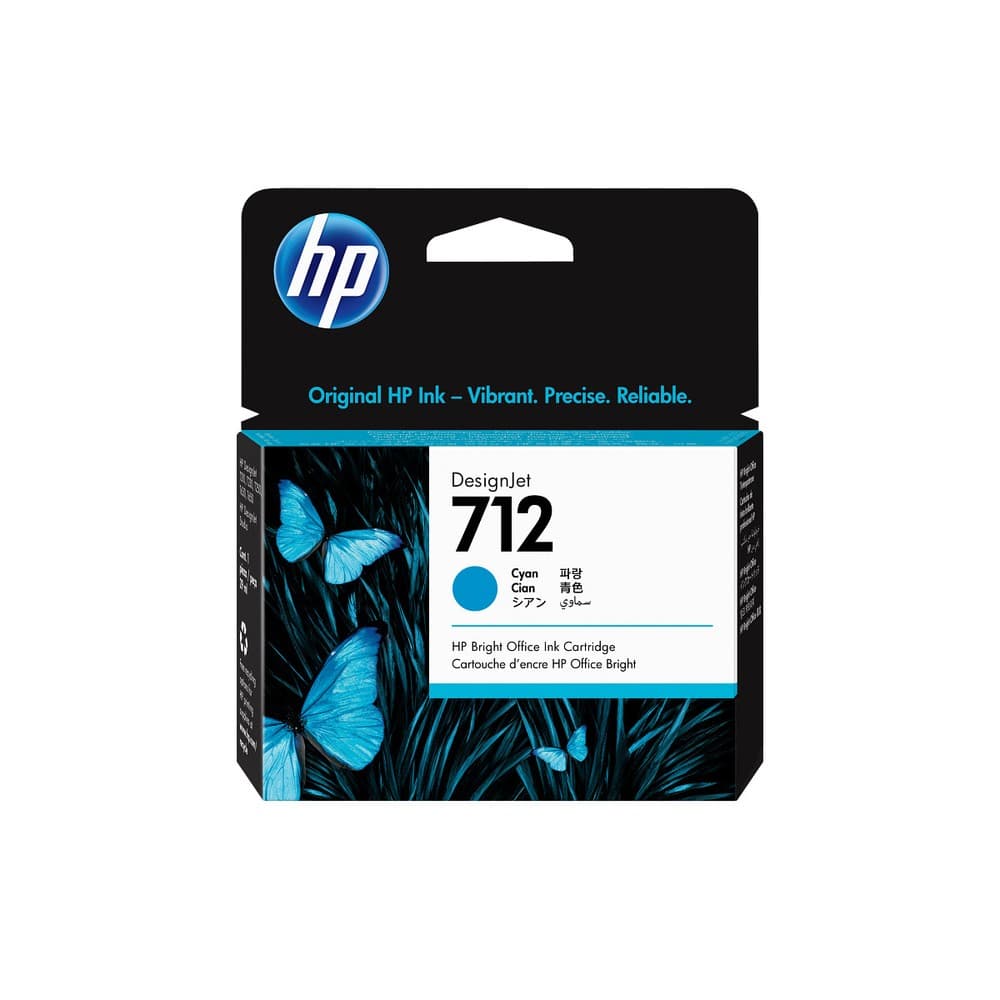 Tinta HP712 - T250/T650 Cartridge 29ml - Cyan