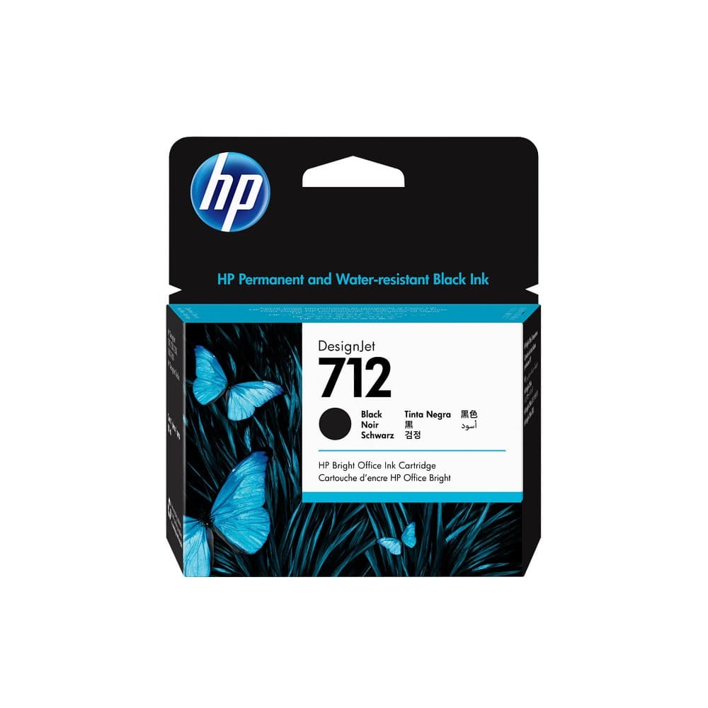Tinta HP712 - T250/T650 Cartridge 80ml - Black